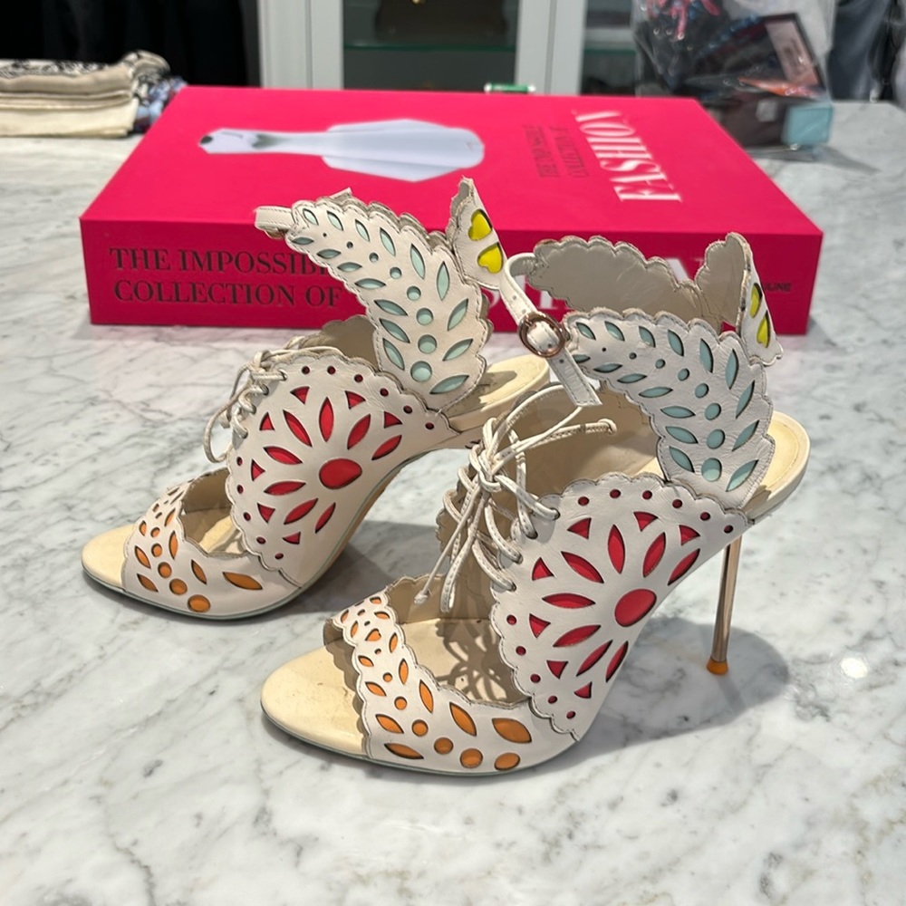 Sophia Webster open toe bootees